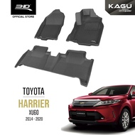 3D KAGU Car Mat Toyota Harrier XU60 TURBO (2018 - 2020)