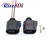 2Pins Auto Starter ABS Sensor Wire Cable Socket for VW Audi Car Antilock Braking System Waterproof C