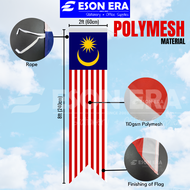 Malaysia Flag (Polymesh) High Quality 2x4 / 3x6 / 2x8 Bendera Malaysia