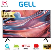GELL smart tv 32 inches on sale 32 inch led tv &amp; 24 inch led tv flat screen smart tv sale Ultra-slim Multi-ports television