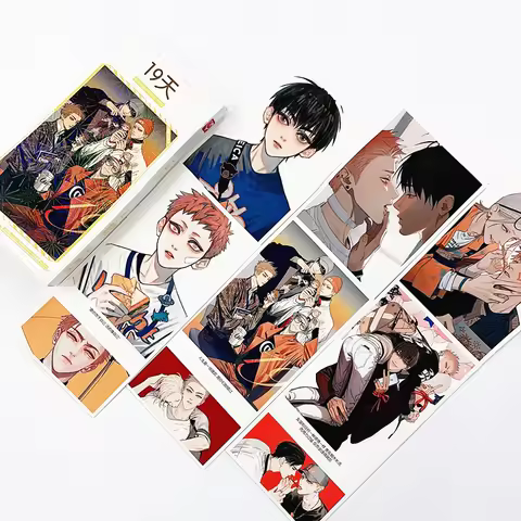19 Days Old Xian Comic Postcard Set He Tian, Mo Guanshan, Jian Yi , Zhan Zhengxi BL Manga Lomo Cards