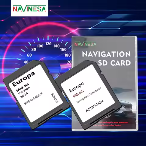 Latest SD Card 2024 for Audi A S RS Q SQ RSQ MIB-HS MHS2 System Sat Nav Update Europe maps 2024 GPS 