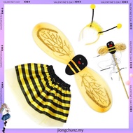 Children Halloween Costume Little Bee Wings Props Performance Costume Princess Dance Skirt Wings Fou