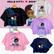 CROPTOP T-SHIRT CONCERT BRUNOMS X HELLOKITTY CONCERT CLOTHES FASHION OOTD OUTFIT BRUNO MARS JAPAN ED