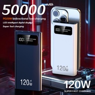 50000mAh Power Bank Dual USB Slim powerbank fast charging Portable Power Bank for huawei allphone