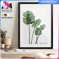 Dolity Modern 8x12" Wood Hanging Photo Frame Shell Poster Display Tabletop Freestanding