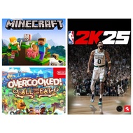 （Buy 2 Free 1）（3in1）Nintendo Switch Digital Minecraft Overcooked all you can eat  NBA 2k25