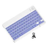 Wireless Keyboard Seven-color Backlit Breathable Light Mode Rechargeable Quick Response Wide Compatibility Typewriting Ultra-slim Mini Bluetooth-compatible 3.0 Keyboard for Android/for iPad/for Windows/for iPhone