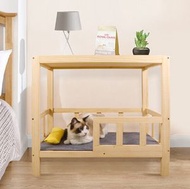 全城熱賣 - 雙層別墅實木貓床（L(70*45*63cm)）
