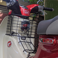 ชุดกันลาย+ตะกร้า สีดำ Honda C125