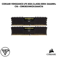 RAM PC CORSAIR VENGEANCE LPX 8GB (2x4GB) DDR4 2666MHz C16 – CMK8GX4M2A2666C16