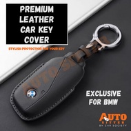 [Auto Sitter] Premium Leather Key Cover All New BMW 520i BMW 735i BMW X1 X3 X5 X7 BMW iX1 i4 i5 i7 i