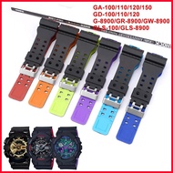 【Watch Strap】 Strap for G-Shock GA-100/110/120/150/300/400/700 GD-100/110/120 G-8900 GLS-100 Silicon