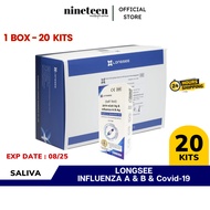 [WHOLESALE] LONGSEE 3in1 Covid-19 Home Self Test Kit &amp; Influenza Test Kit (20 Test)