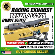 ”TERBARU” TS RACING EXHAUST SUPER BACK PRESSURE Y15ZR LC135 V1-V7/Standard racing Ekzos pipe/TSRacin