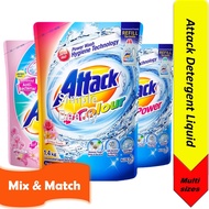 Attack Liquid Laundry Detergent Refill, Multi Sizes [Mix]