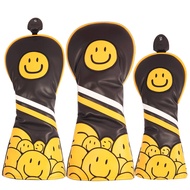 Shangbian Golf Head Cover 1/3/5/UT Full Set Wood Cover Ball Head Protective Cover In-Line Putter Cov