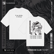 FUJIWARA08 Just a Bad Day. Not a Bad Life. Motivational Anime Unisex Graphic Tee