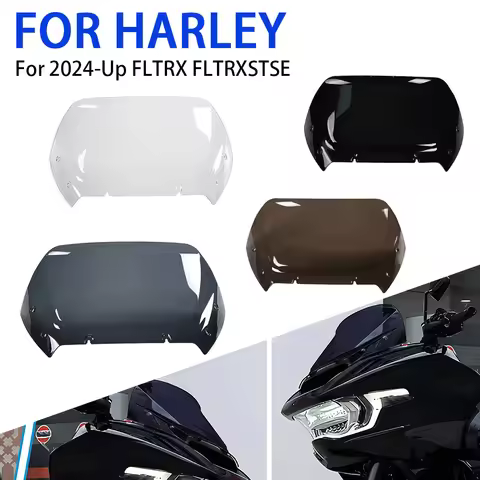 New Motorcycle Windshield Accessories Wind Deflector FIt For Harley 2023 2024 TOURING CVO 121 117 Ro
