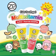 ZP Multivitamin Kids Toothgel melon & Peach Children's Toothpaste/