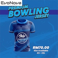 EvoNova Bowling Jersey - MOTIV - Blue