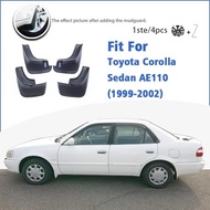 Mudguard For Toyota Corolla  Sedan AE110  1999-2002 Front Rear 4pcs Mudflaps Mudguards Car Accessori