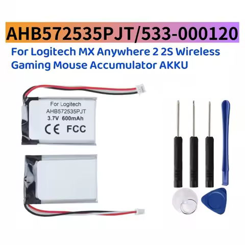 AHB572535PJT 533-000120 Battery For Logitech MX Master 2S MX Anywhere 2 For Logitech Anywhere 2S ,MX