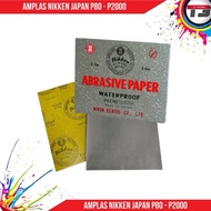 Nikken japan waterproof sheet sandpaper P80 P120 P240 P320 P400 P600 P800 P1000 P1500 P2000
