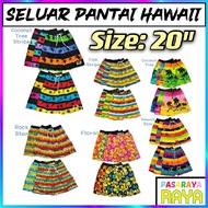 FLORAL BEACH PANTS 20" (L) ADULT JJ ADULT HAWAII FLORAL SHORT PANTS BANGKOK 大BET人 SHORT PANTS
