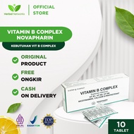 Vitamin Supplement B Complex B1 B2 B6 Calcium Novapharin (10 tablet)
