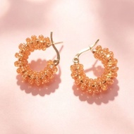 Loop earrings|beads earrings|beautiful loop earrings