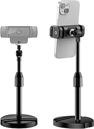 InnoGear Webcam Mount for Desk, Table Telescopic Webcam Stand with Phone Holder for Camera Webcam C9