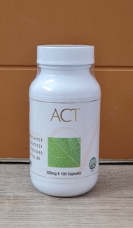 ACT E Excel 100 Capsules EXP 2025 (QR code removed partially)