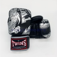 นวมทวินส์หนังแท้ ลายมังกร FBGVL-49 นวมtwins special