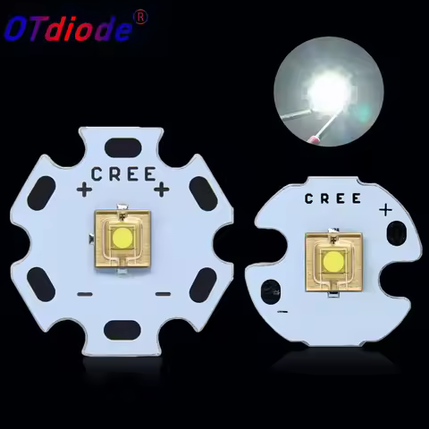20W LED Laser Light XML 5050 SMD Plane Circle High Power Chip Glow Cold White 7000K XML2 T6 Bead DIY