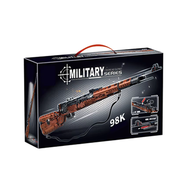 《1206》1206PCS 98K Military Series Inspired Building Toy Set Creative Model Block Collection สำหรับเด
