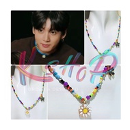 BTS JungKook Flower Charming Choker necklace