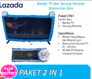 Bando Tv Dan Remote/Bando Set 2in1 Sarung-Bando Tv-Remote