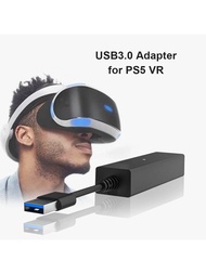 用於ps5 Ps4 Vr的電纜轉接器usb 3.0 Ps Vr到ps5的電纜轉接器vr連接器小型攝像頭轉接器 Ps5遊戲主機配件