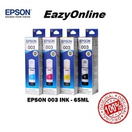 Original EPSON 003 Refill Ink Cartridge Black,Cyan,Magenta,Yellow For L3110 L3150 Printer