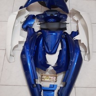 Suzuki RGV 120 satria body full set biru sirip lampu bracket