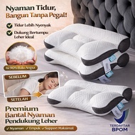 Goose Feather Orthopedic Pillow / Goose Feather Pillow / Pain Relief Goose Kapok Pillow - Ergonomic 