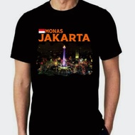 KATUN T-shirt, road around the city, T-shirt, Indonesian Tourist Place, T-shirt, combed cotton T-shi