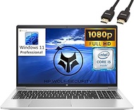 HP 2023 ProBook 450 G9 15.6" FHD Business Laptop, 12th Gen Intel 10-Core i5-1235U (Beat i7-1195G7), 