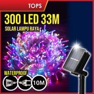 2025 Viral LED Lampu Hari Raya Solar Lip Lap Waterproof Firework Color Light Outdoor Warna Wani Keli