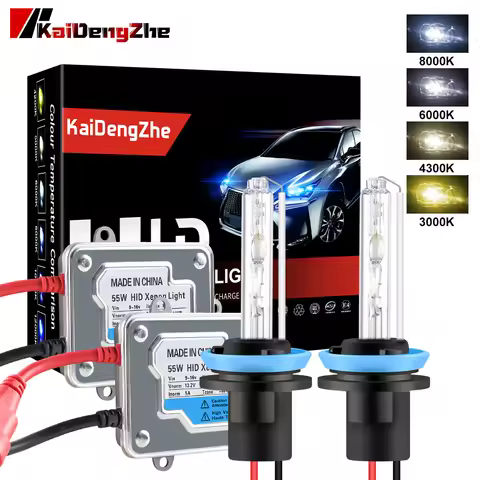 Xenon H7 55W Slim Ballast kit HID Xenon Conversion Headlight bulb H1 H3 H4 H11 HB3 9005 HB4 9006 300
