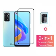 2 in 1 OPPO Reno 7Z Pro 5G Screen Protector for OPPO Reno 7 7Z 6 5 4 Pro 7Z 6Z 5G A95 A16 A76 Screen Protector Film Tempered Glass with Camera Protector