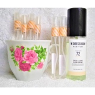 TRIAL/REPACK/DECANTS/SAMPLE (+-10ML/G) – W.DRESSROOM NEW YORK – DRESS & LIVING CLEAR PERFUME – NO. 7