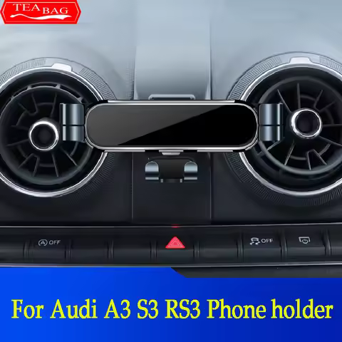 Adjustment Car Styling Phone Holder For Audi A3 S3 RS3 8V 8P Q2 GAB SQ2 2013-2022 Auto Interior Modi