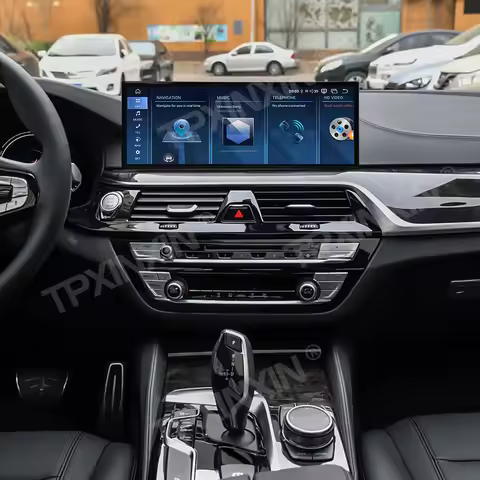 15.8 Inch 4K HD Screen Car Radio Android14 For BMW 5 Series 2018 G30 Qualcomm GPS Navigation CarPlay